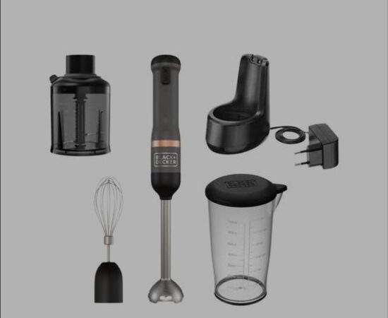BLACK+DECKER KitchenWand Draadloze Accu Staafmixer