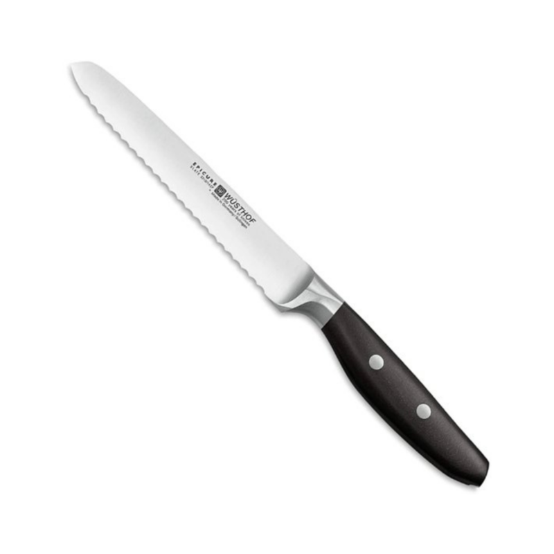 Zijaanzicht Wüsthof Epicure Slate Broodmes – 14 cm