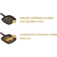 Info Royal van Kempen & Begeer Gietijzeren Grillpan – 26 cm